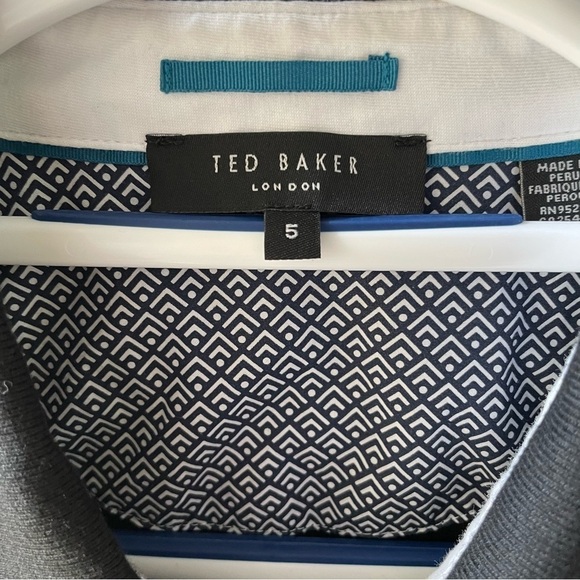 Ted Baker London Men's Black Soft Short Sleeve Pocket Polo Shirt Size 5 UK M US - Picture 2 of 12